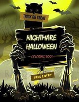 Nightmare Halloween Coloring book