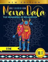 Adult Coloring Book Series MENADALA (Vol: 17 COW VERSION) The Menagerie of Relaxation