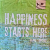 PPD - servetten - 33 x 33 - lunchservetten - Happiness Starts Here