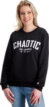 FnckFashion Dames Unisex Sweater CHAOTIC "Limited Edition" Zwart Maat XL