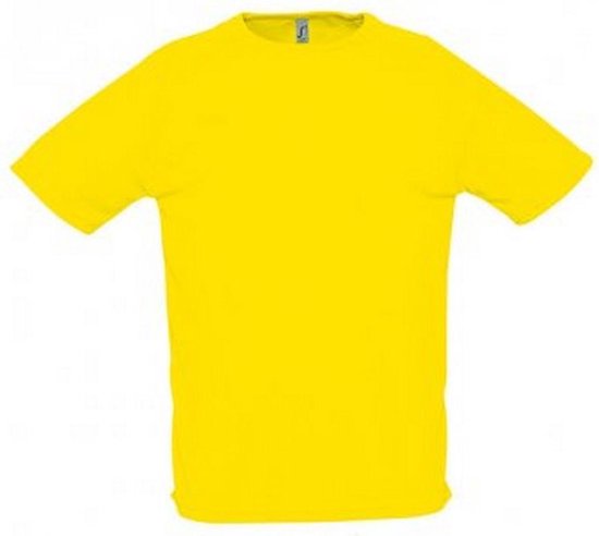 SOLS Heren Sportief T-Shirt met korte mouwen Performance (Citroen)