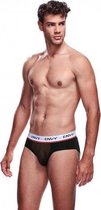 Envy zwarte slip met transparante pouch  - S/M