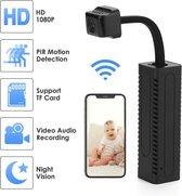 Spy Hd Draadloze Mini Camera met Oplaadbare ingebouwde batterij Real-Time Surveillance Night Versie Micro Camera Ip/Ap Video Recorder Micro Camcorder Motion detectie