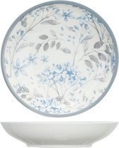 Louisette Diep Bord - Ø 22xh4,5cm - New Bone China