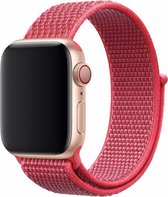 Geschikt voor Apple Watch 42/44MM Bandje Rood - Nylon