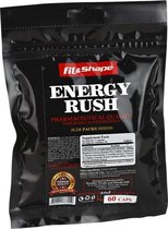 Fit&Shape Energy Rush Caffeine - cafeine -ketonen-taurine-Guaruana & L-carnitine  60 capsules