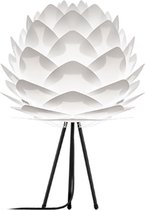 Umage Silvia Medium tafellamp white - met tripod zwart - Ø 50 cm