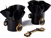 Leather lacelike handcuffs