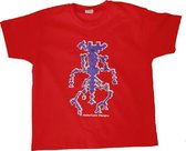 Anha'Lore Designs - Alien - Kinder t-shirt - Rood - 5/6j (116)