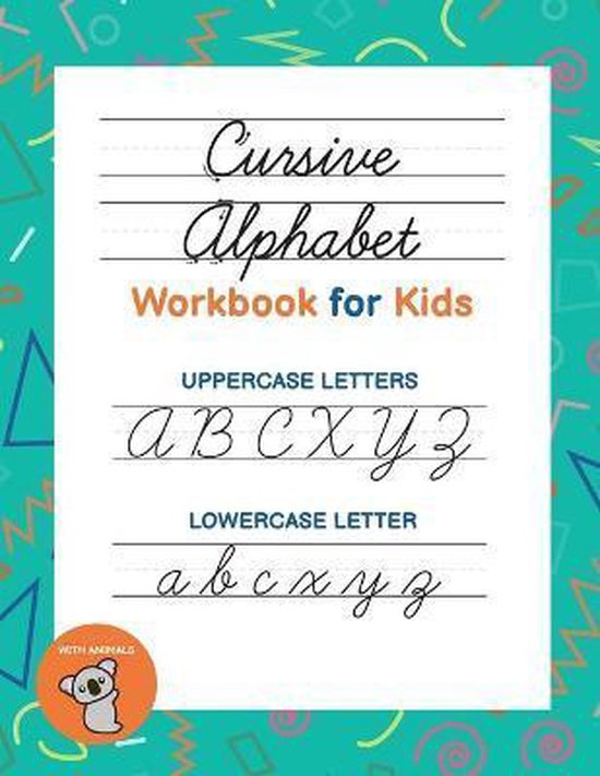 Cursive Alphabet Workbook for Kids - cover