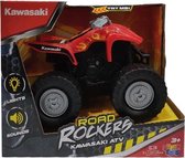 Dickie Toys Kawasaki Road Rockers Quad speelgoed (14 cm) - Rood