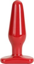 Doc Johnson Built In America Buttplug/anaaldildo Red Boy - Butt Plugedium rood - 14,22 cm