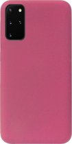 - ADEL Premium Siliconen Back Cover Softcase Hoesje Geschikt voor Samsung Galaxy S20 FE - Bordeaux Rood