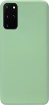 - ADEL Premium Siliconen Back Cover Softcase Hoesje Geschikt voor Samsung Galaxy S20 FE - Lichtgroen