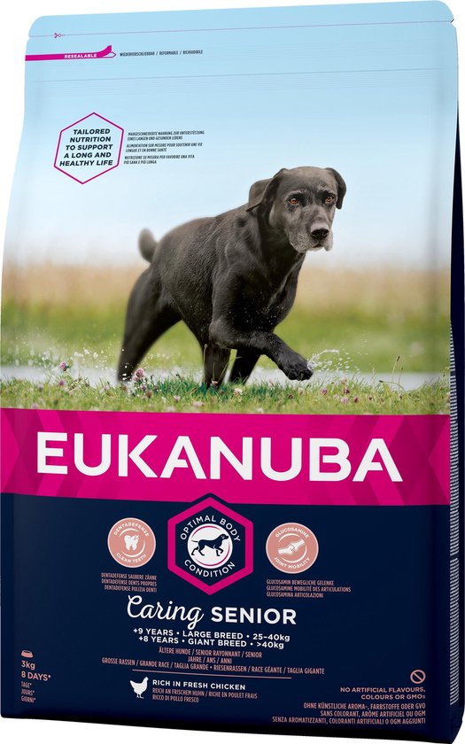 Eukanuba Hondenvoer Droog met verse kip voor middelgrote