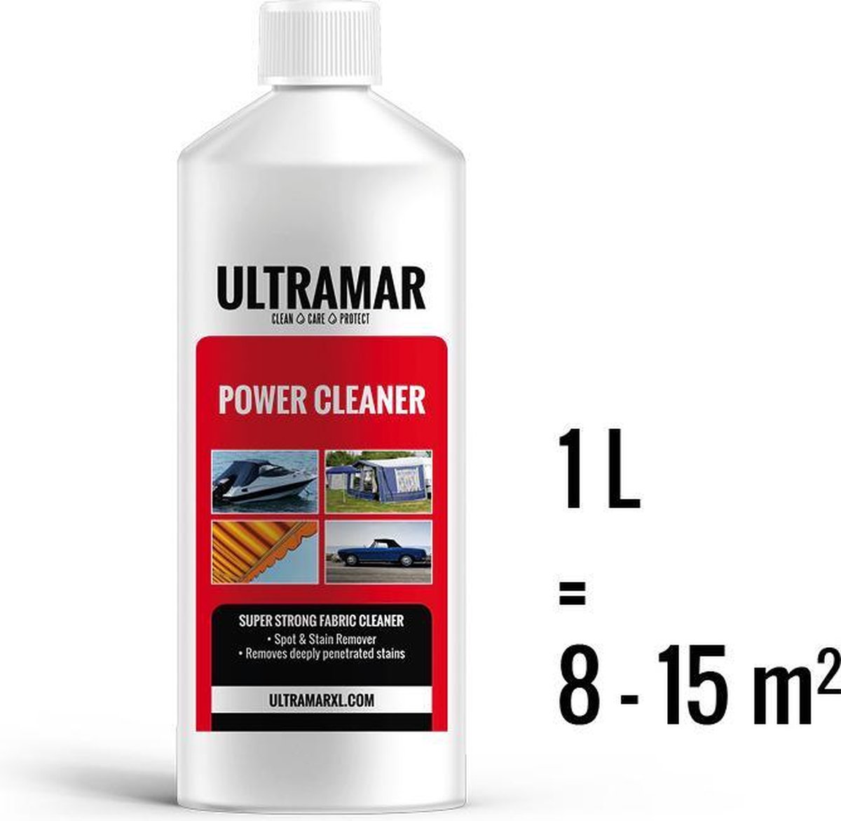 Ultramar - Power Cleaner 1L - Tentdoekreiniger voor Bootkap, Tent,  Cabriodak | bol.com