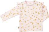 Shirt Ruffles Hearts Roze Baby - meisje- maat 80