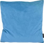 Velvet Baby Blauw Kussenhoes | Fluweel - Polyester | 45 x 45 cm