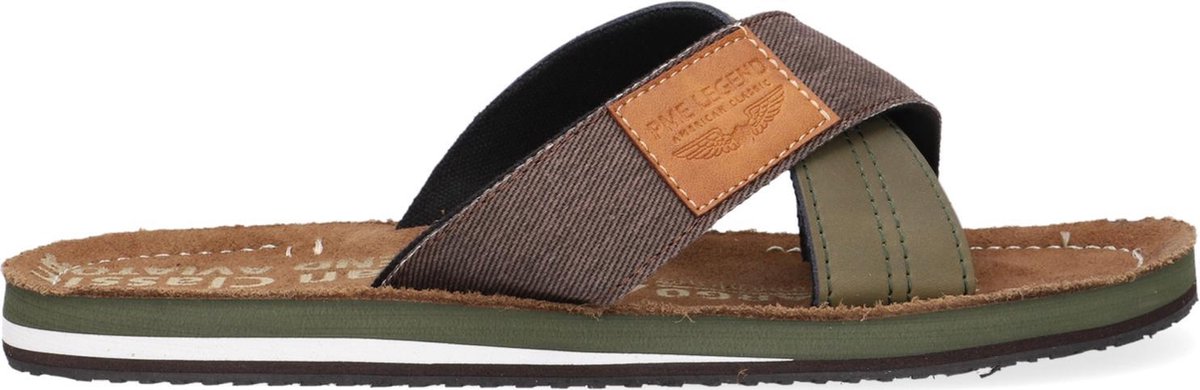 PME Haig Slippers - Heren - Cognac - Maat 44