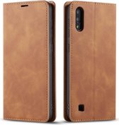 Samsung Galaxy A10 Bookcase | Bruin | Pasjeshouder | Portemonnee hoesje