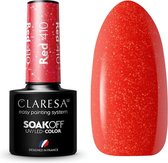 Claresa UV/LED Hybrid Gel Nagellak Rood #410 - 5ml.
