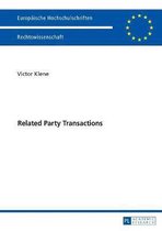 Europaeische Hochschulschriften / European University Studies / Publications Universitaires Européennes- Related Party Transactions