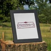Mabo Fotolijst Handgemaakt in Nederland Zwart hout 21x29,7 cm