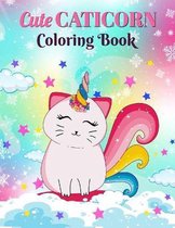 Cute Caticorn Coloring Book