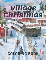 village Christmas Coloring Book