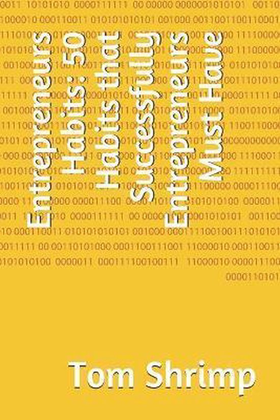Entrepreneurs Habits - cover
