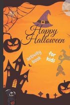 happy halloween activity book for kids