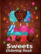 Sweets Coloring Book