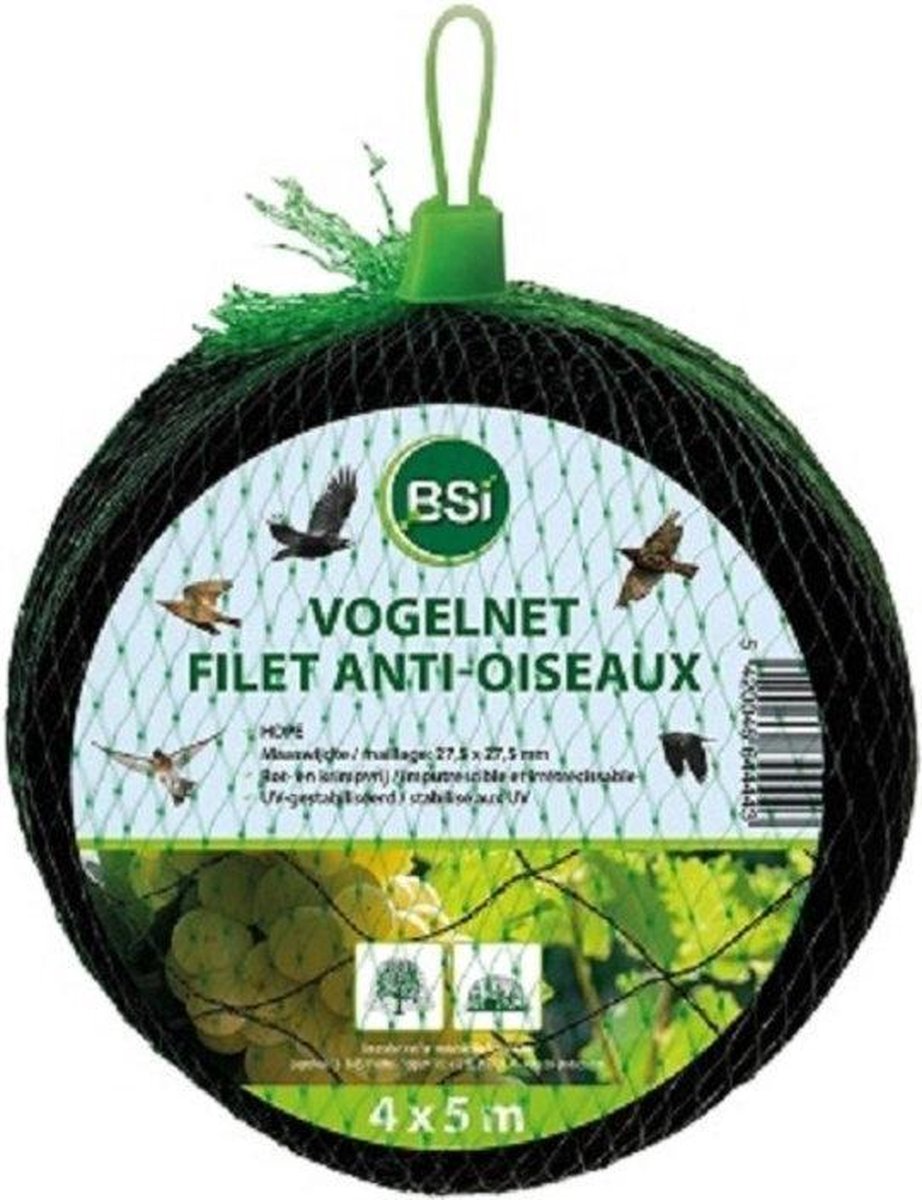 Vogelnetten, 4 X 5 meter