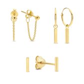Selected Jewels Selected Gifts Dames EarpartyGiftsetOorbellen Zilver  - Zilverkleurig