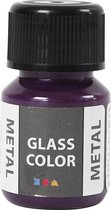 Glasverf - Porseleinverf - paars - Glass Color Metal - 30ml