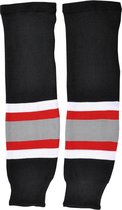 IJshockey sokken Bambini Buffalo Sabers zwart/wit/rood/grijs gebreid