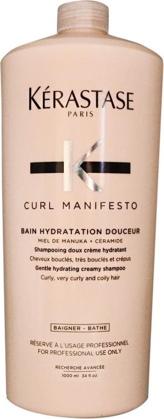 Kérastase - Curl Manifesto - Bain Hydratation Douceur - Shampooing - 1000 ml  | bol