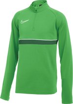 Nike Academy 21 Trainingssweater Junior  Sporttrui - Maat 164  - Unisex - Licht groen/Donker groen/Wit