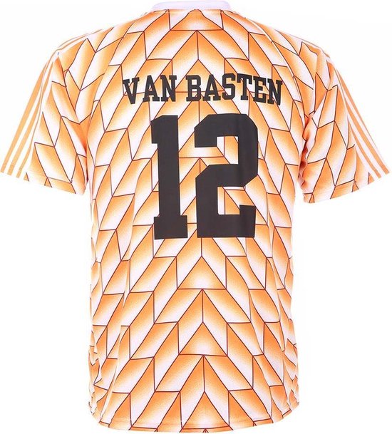EK 88 Voetbalshirt van Basten 1988 - Oranje shirt - Voetbalshirts Kinderen - Jongens en Meisjes - Sportshirts - Volwassenen - Heren en Dames-XXL