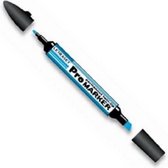ProMarker B528 - Marqueur double pointe - permanent - perle bleutée