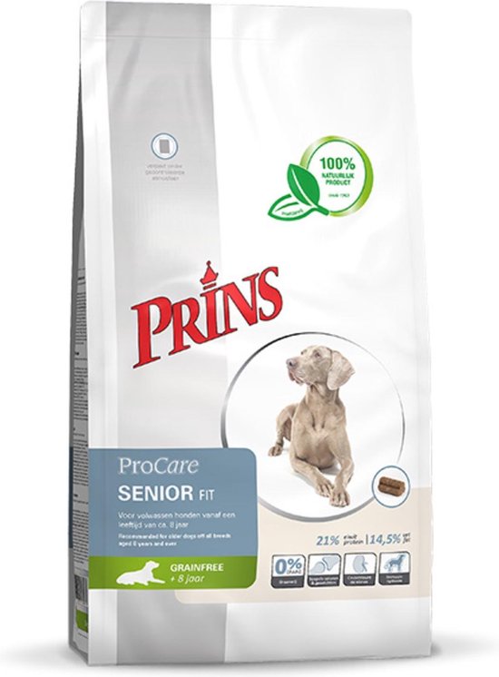 Prins Fit Senior - Graanvrij - Hondenvoer - 3 kg | bol.com