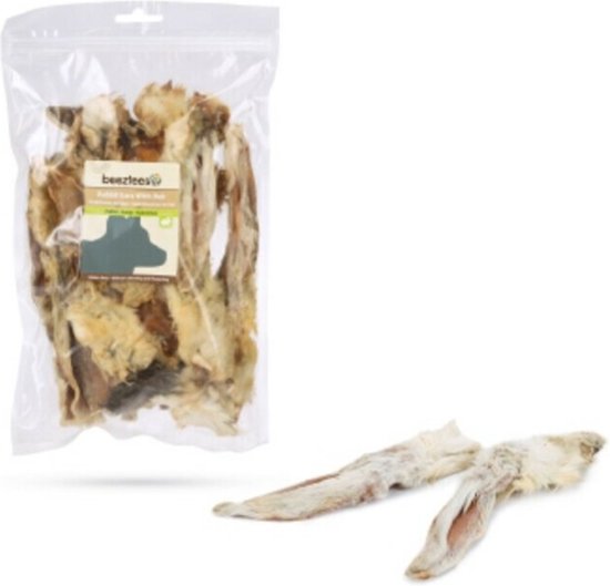 Beeztees konijnenoren met haar 200 gram