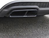 Geschikt voor Audi A6 C7 Black uitlaat trim tip decoratie lijsten Styling Sierstuk Avant S6 Rs6 Tdi Fsi 1.8 2.0 3.0