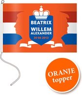 troon opvolg vlag Koning Willem Alexander prinses Beatrix koningin collectors item
