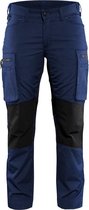 Blaklader Dames Service werkbroek Stretch 7159-1845 - Vrouwen - Navy/Zwart - 38