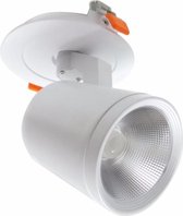 Inbouwspot LED COB Verstelbaar Multi-hoek 30W Ø95mm - Warm wit licht