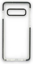 HB Hoesje Geschikt voor Samsung Galaxy S10 Plus Zwart - Anti Shock Gel Armor Back Cover Case