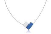 Collier V-vorm Blauw C150B