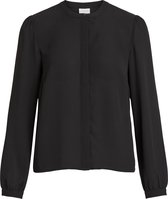 VILA VIDOTTIA L/S SHIRT Zwart Dames Blouse - Maat 38