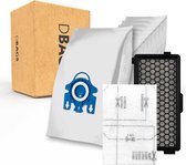 DBAGS® Stofzuigerzakken Geschikt voor Miele GN 3D Complete C3 & C2 10 Stuks + HEPA Filter + Motorfilter | ServiceBox